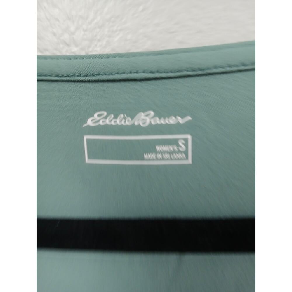 Eddie Bauer Aster 7 Day Crossover Waist Dress Moisture-Seafoam- size small - Picture 7 of 10
